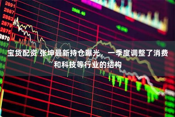 宝货配资 张坤最新持仓曝光，一季度调整了消费和科技等行业的结构