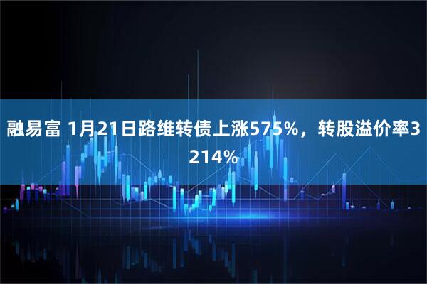 融易富 1月21日路维转债上涨575%，转股溢价率3214%
